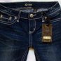 ZCO Juniors Dark Low Rise Denim SKINNY RHINESTONE Jeans Size 9 Nwt