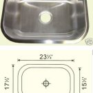 Undermount Kitchen Single Bowl Stainless Sink  18Gauge