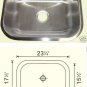 Undermount Kitchen Single Bowl Stainless Sink 18Gauge