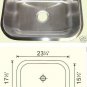 Undermount Kitchen Single Bowl Stainless Sink 18Gauge