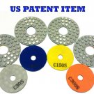 ZERED 4" Diamond Metal Polishing Pad SET for Granite Marble