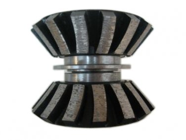 ZERED Diamond Router Bits Profile Wheel - Double Breaker 30mm