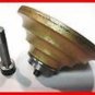 ZERED Diamond Router Bits Profile Wheel - Waterfall 30mm Fine