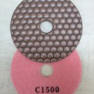 ZERED 4"PREMIUM Diamond Dry Polishing Pad Disc #1500 Granite Tool