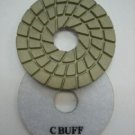 ZERED 3" Premium Diamond Polishing Pad Granite Marble White Buff