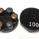 ZERED 2-1/2" Dot Hybrid Resin-Bond Diamond Abrasive Floor Polishing Disc 100