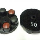 ZERED 2-1/2" Dot Hybrid Resin-Bond Diamond Abrasive Floor Polishing Discs