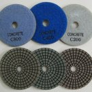 ZERED 5" Diamond Concrete Resin Polishing Pads 1 SET