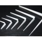 (4 pcs) Shelf Brackets, White Color 12" x 14"