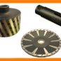 1-1/4"Core Bit 2" Zero Tolerance Wheel 5" Concave Blade