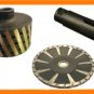 Core Bit, Resin Filled Drum Wheel, Concave/Curved Blade