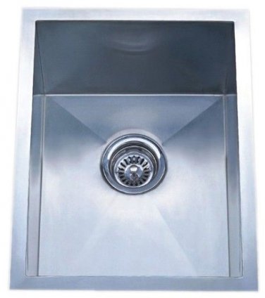 Undermount Handcrafted Kitchen Single Bowl Stainless Sink  18Gauge   11" x 20"
