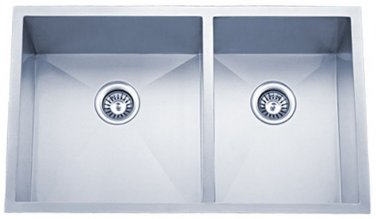 Undermount Kitchen Single Bowl Stainless Sink  18Gauge   33" x 20"