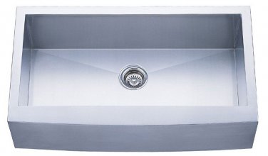 Undermount Kitchen Single Bowl Stainless Sink  18Gauge   35" x 20"
