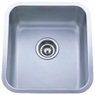Undermount Kitchen Single Bowl Stainless Sink  18Gauge  16" x 18"