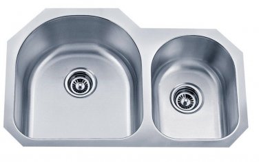 Undermount Kitchen Single Bowl Stainless Sink  18Gauge  31" x 17"