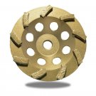 4" Premium Cup Wheel Astro Single Row for Concrete / Masonry