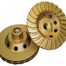ZERED 4" Premium Turbo Grinding Cup Wheel for Granite - Coarse Grit