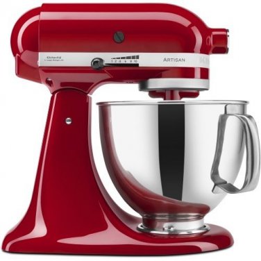 New KitchenAid Empire Red Artisan 5-Quart Stand Mixer KSM150PSER
