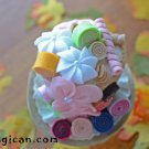 candy cake mini top hat