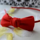 bowie headband-red