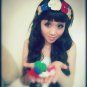 colorful flower headband