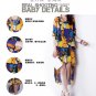 2014 spring new big pop printed long-sleeved chiffon irregular dress