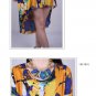 2014 spring new big pop printed long-sleeved chiffon irregular dress
