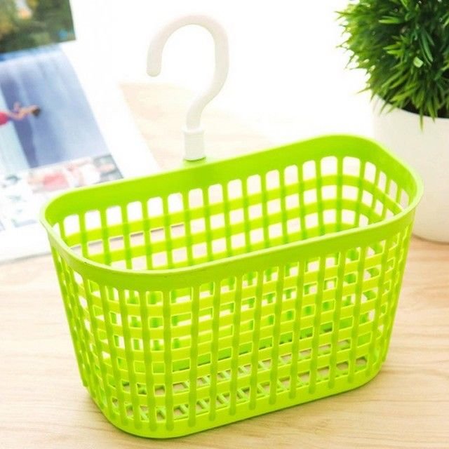 Bathroom Storage Cosmetic Toiletries Hanging Storage Basket Kitchen ...