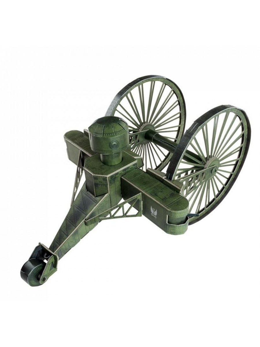 Tsar Tank. Tank Lebedenko. Buildable cardboard model. Clever Paper.