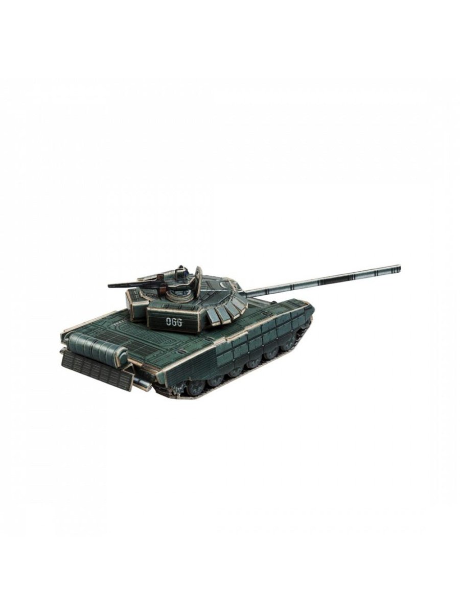Tank T72B3 (Russian main battle tank). Buildable Clever Paper model.