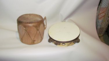 KIDS DRUM AND TAMBOURINE