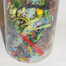 TUB OF PLASTIC SPIDERS ,WORMS AND SNAKES ETC