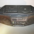 Sony CFD-V15 Portable AM/FM Stereo Radio Boombox with CD Player & Cassette Deck