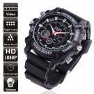 8GB Waterproof 1080P IR Camera Watch DVR With Rubber Bracelet Support Night Vision