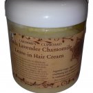 Amla Lavender Chamomile Leave-in Hair Conditioner / Hair Cream 8 oz w/Shea Butter, Shikakai, Honey