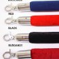 CROWD CONTROL ROPE STANCHION SET 2 CROWN POSTS IN MIRROR S.S & 1 ROPE