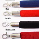 72" Stanchion Velour Rope with 1.50" Diameter, VIP Crowd Control