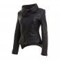 leather jacket for womens zipper coller