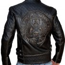 Affliction highway man Men's Leather Jacket Biker new style