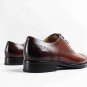 Hand Made Formal Mens Full Grain Leather Color Point Toe Dress Shoes Men's