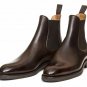 Chelsea Brown Leather Boots,Men Ankle High Casual Leather Boot, Jeans Boots
