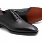 Handmade Oxford Leather Shoes, Dress Formal Boots Office Brogue Shoes Men