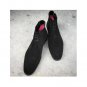 Handmade Chukka Boots, Suede Black Boots, Dress Formal Ankle Boots, Men Boots