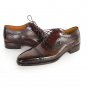 Men's Oxford Shoes, Brown Cap Toe Shoes, Handmade Dress Shoes, Men Leather Shoe