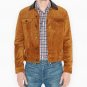 Men Motorbike Biker Scooter Suede Leather Jacket Suede Collared Jacket For Men