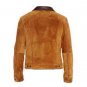 Men Motorbike Biker Scooter Suede Leather Jacket Suede Collared Jacket For Men
