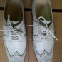 Handmade Brogue Oxford Leather Shoes white Casual Formal Classic Dress Shoes Men
