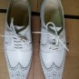 Handmade Brogue Oxford Leather Shoes white Casual Formal Classic Dress Shoes Men