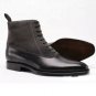 Ankle high black boots, Handmade dress boots, Stylish leather boots, Men Boots